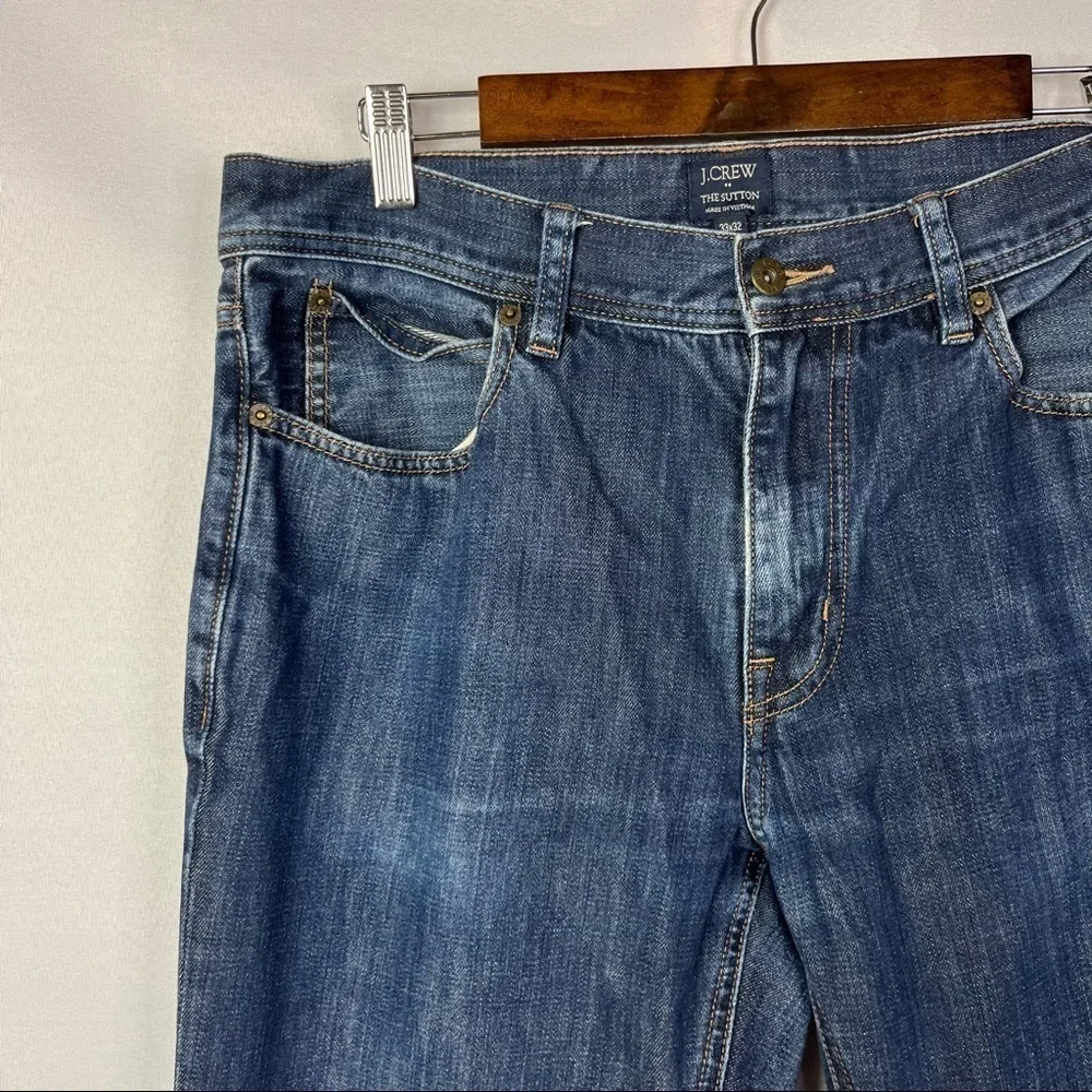 J. Crew Factory The Sutton Straight Leg Jeans 33 X 32‎
